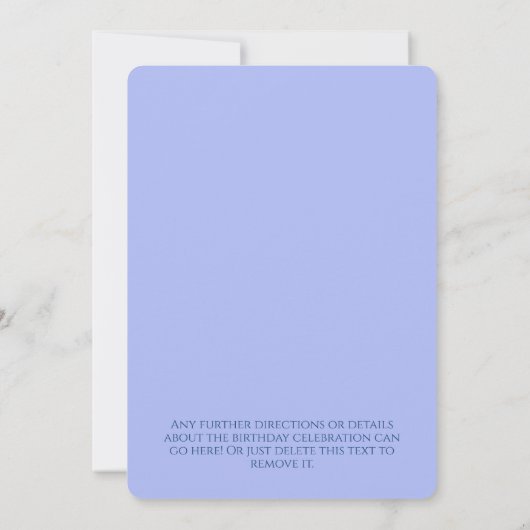 Open House Feest Modern Minimaal Kaart (Achterkant)