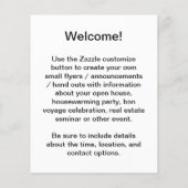 Open house flyers hand-outs advertenties leuke kun (Achterkant)