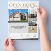 Open House Gold Real Estate Flyer (Hand)