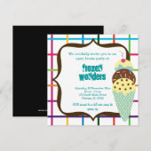 Open House Ice Cream salon Kaart (Voorkant / Achterkant)