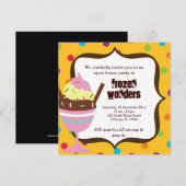 Open House Ice Cream Salon Kaart (Voorkant / Achterkant)