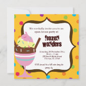 Open House Ice Cream Salon Kaart (Voorkant)