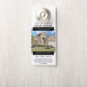 Open House Invitation Real Estate Farming Deurhanger (Op knop)