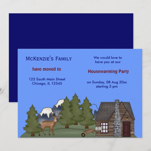 Open House Kaart (Voorkant / Achterkant)