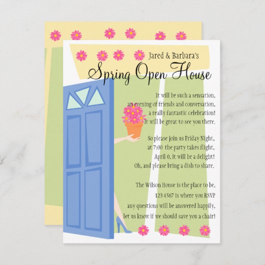 Open House Kaart (Voorkant / Achterkant)