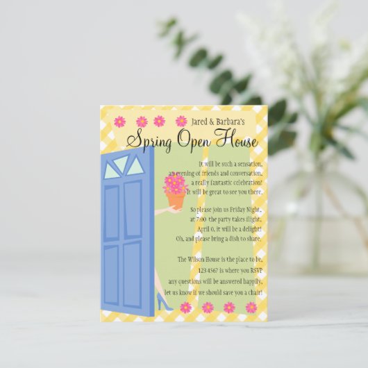 Open House Kaart (Staand voorkant)