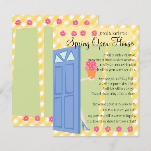 Open House Kaart (Voorkant / Achterkant)