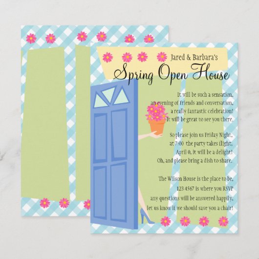 Open House Kaart (Voorkant / Achterkant)