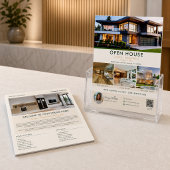 Open House Makelaarsfolder | Luxe Makelaar Flyer