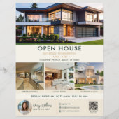 Open House Makelaarsfolder | Luxe Makelaar Flyer (Voorkant)