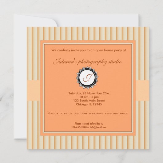 Open House New Business Kaart (Voorkant)