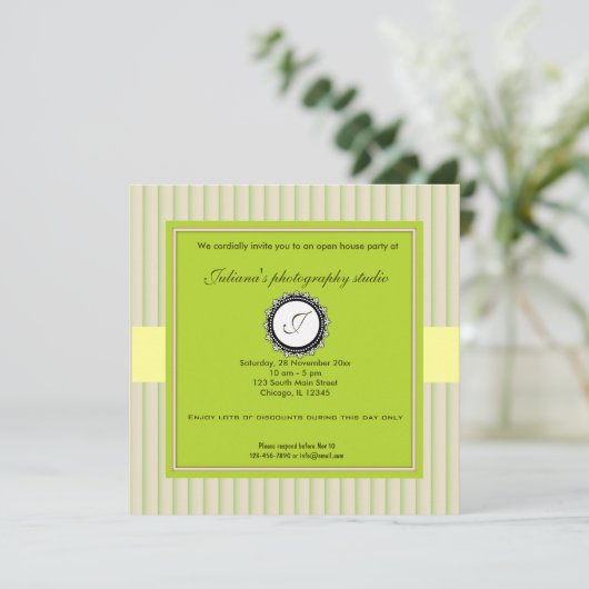 Open House New Business Kaart (Staand voorkant)