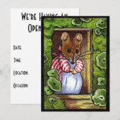 Open House nodigt uit: Mevrouw Tittlemouse bij de Kaart (Voorkant / Achterkant)