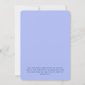 Open House Party Modern Minimaal Kaart (Achterkant)