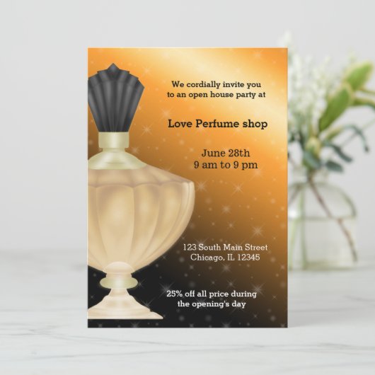 Open House Perfume store Kaart (Staand voorkant)