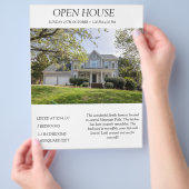 Open House Property Listing Real Estate Flyer (Hand)