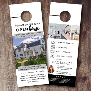 Open House Real Estate Marketing Deurhanger