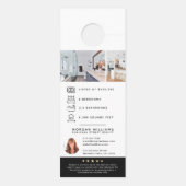 Open House Real Estate Marketing Deurhanger (Achterkant)