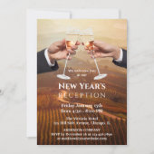 Open House Reception van het nieuwe jaar van het b Kaart (Voorkant)