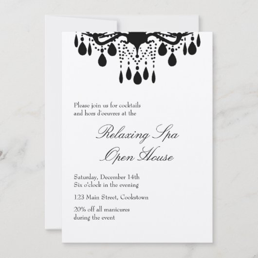 Open House Silver Grand Ballroom Kaart (Voorkant)