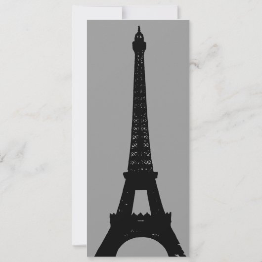 Open House Smokey Grey Evening in Parijs Kaart (Achterkant)