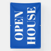 OPEN HOUSE-spandoek Spandoek (Verticaal)