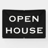OPEN HOUSE-spandoek Spandoek (Horizontaal)
