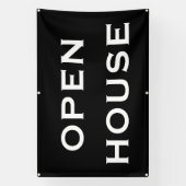OPEN HOUSE-spandoek Spandoek (Verticaal)