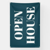 OPEN HOUSE-spandoek Spandoek (Verticaal)