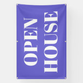 OPEN HOUSE-spandoek Spandoek (Verticaal)