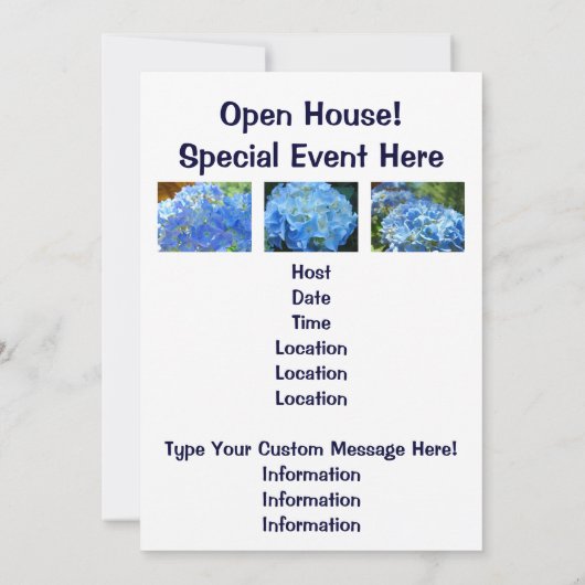 Open House! Uitnodigingen Schoolevenementen Hydran (Achterkant)