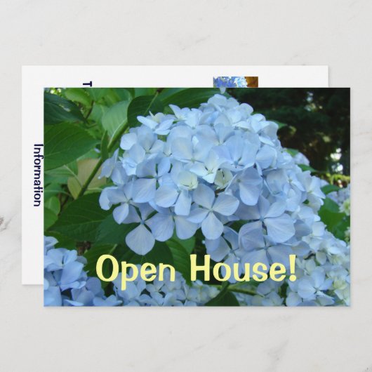 Open House! Uitnodigingen Schoolevenementen Hydran (Voorkant / Achterkant)