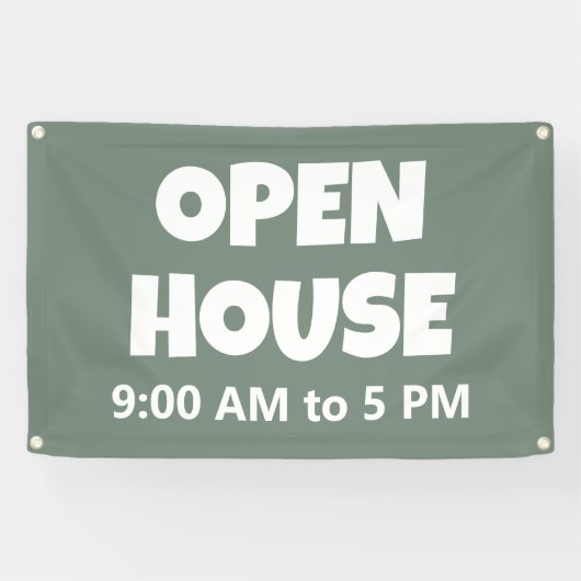 OPEN HUIS Aangepaste banner (Horizontaal)