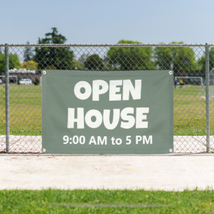 OPEN HUIS Aangepaste banner