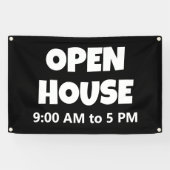 OPEN HUIS Aangepaste banner (Horizontaal)