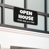 OPEN HUIS Aangepaste banner (Buitenkant Gebouw)