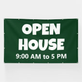 OPEN HUIS Aangepaste banner (Horizontaal)