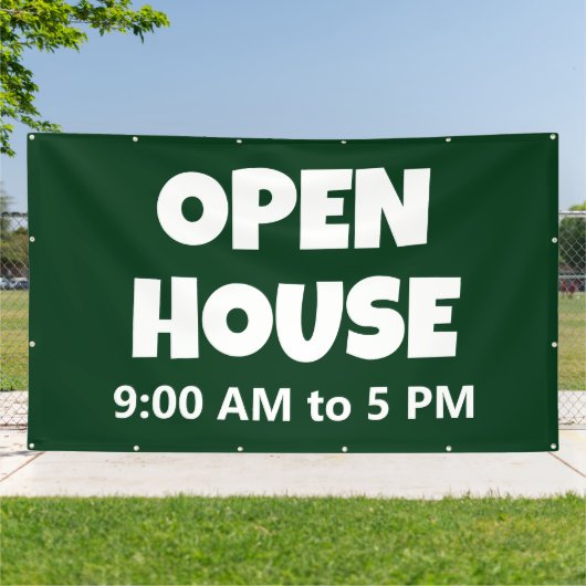 OPEN HUIS Aangepaste banner (Buitenkant)