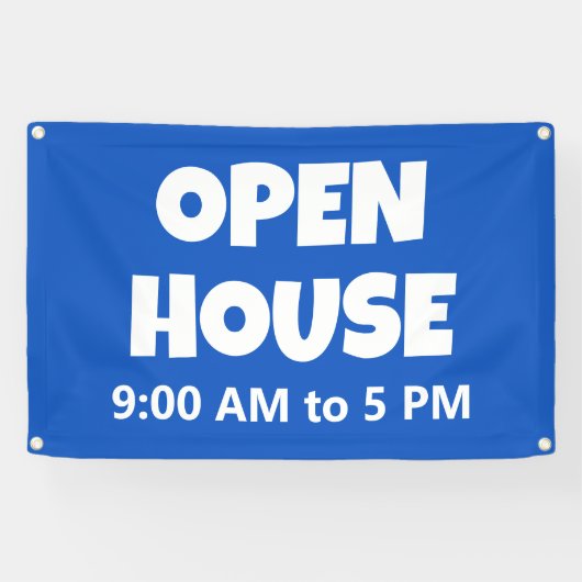 OPEN HUIS Aangepaste banner (Horizontaal)