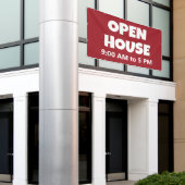 OPEN HUIS Aangepaste banner (Buitenkant Gebouw)