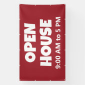OPEN HUIS Aangepaste banner (Verticaal)