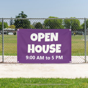 OPEN HUIS Aangepaste banner