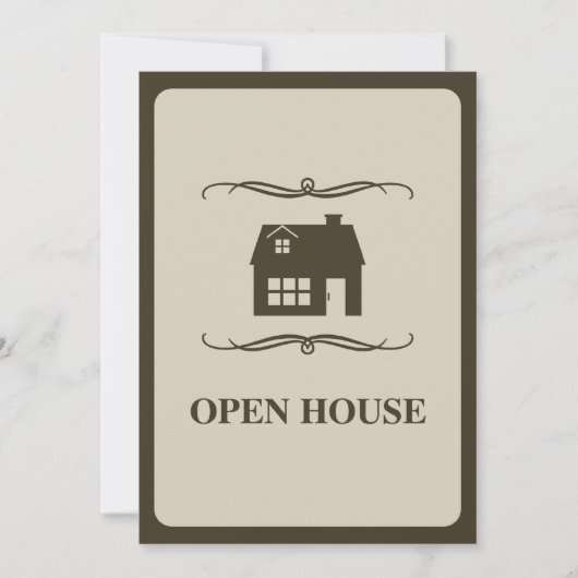 open huis aankondiging (Voorkant)