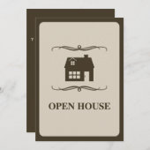 open huis aankondiging (Voorkant / Achterkant)