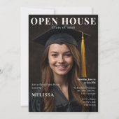 Open Huis Afstudeerfoto Uitnodiging (Voorkant)