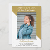 Open huis diploma-uitreiking 2025 Foto Goud Kaart (Voorkant)