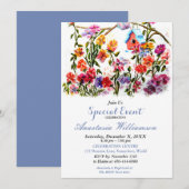 OPEN HUIS FEEST EVENT UITNODIGEN KAART (Voorkant / Achterkant)