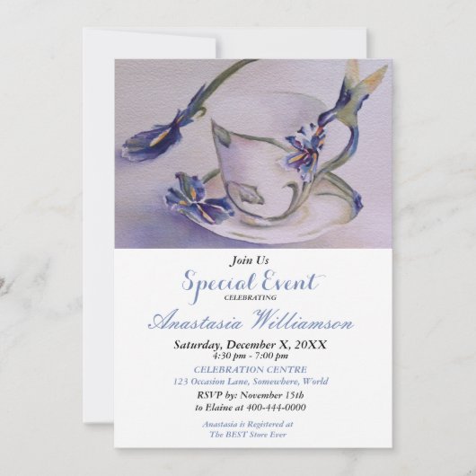 OPEN HUIS FEEST EVENT UITNODIGEN KAART (Voorkant)