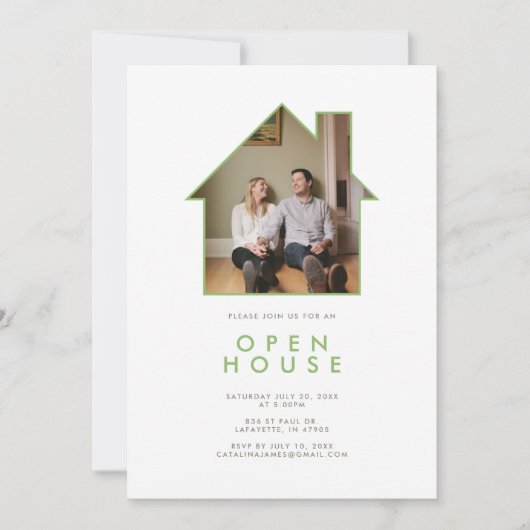 Open Huis Feest Uitnodiging (Voorkant)