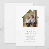 Open Huis Feest Uitnodiging (Voorkant / Achterkant)